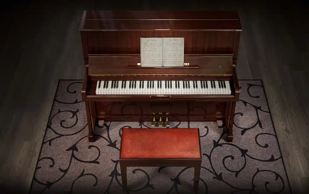 upright piano