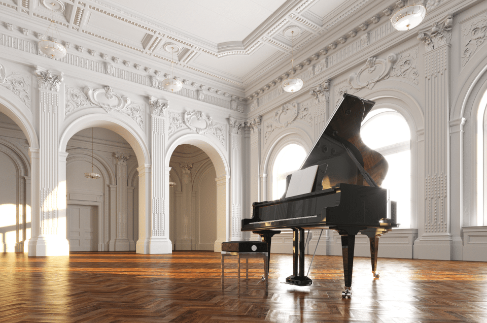 Moving a 600 pounds Steinway Piano