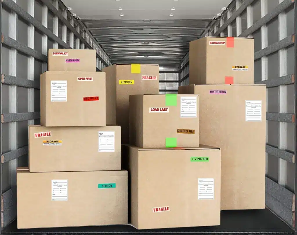 Average cost of moving boxes