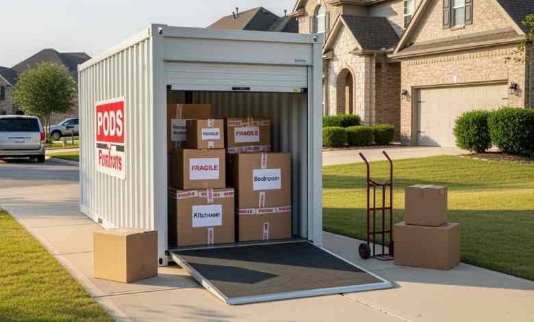 finding temporary storage options during a move